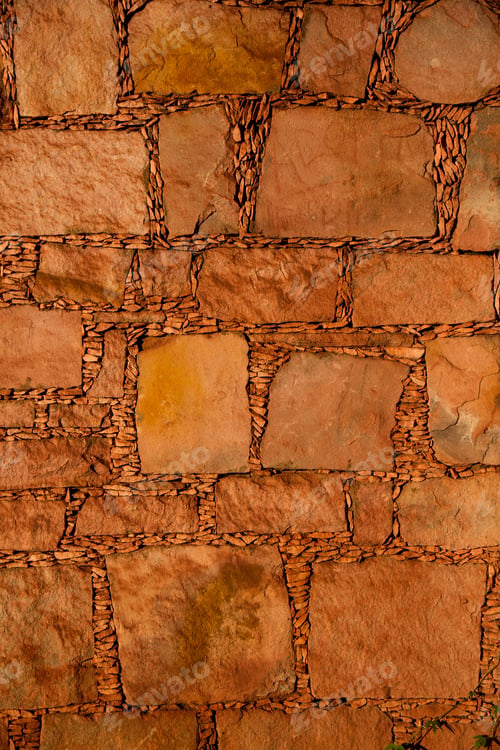 Preview: Texture Made By A Traiditional Way Of Making Walls With Stone In Brasil.