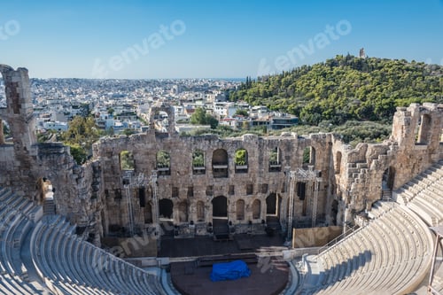 Preview: Part Of Ruins Of Acropolis Of Athens, Ancient Greece