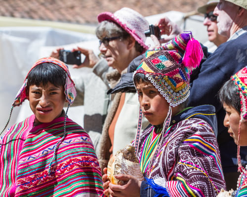 Preview: Pisac, Peru - May 15: Young Man Dressed In Beautiful Traditional Clothing In The Pisac Market. May