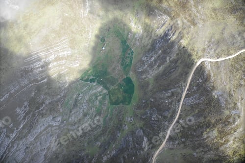 Preview: Aerial View Of Andes Mountain In Peru