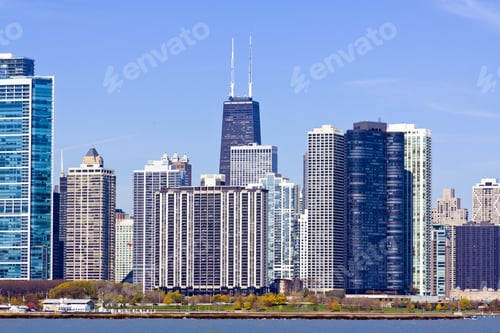 Preview: Chicago Downtown In Fall