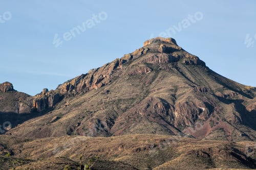 Preview: Dry Desert Mountain With Sky
