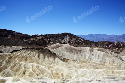 Preview: View Of Death Valley California Rock Formations From Zabriskie Point