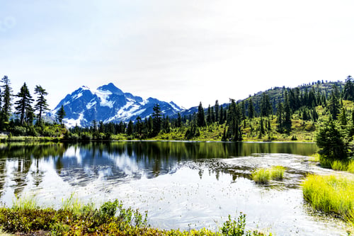 Preview: Amazing Mt Baker View At Picture Lake,Wa, Usa.