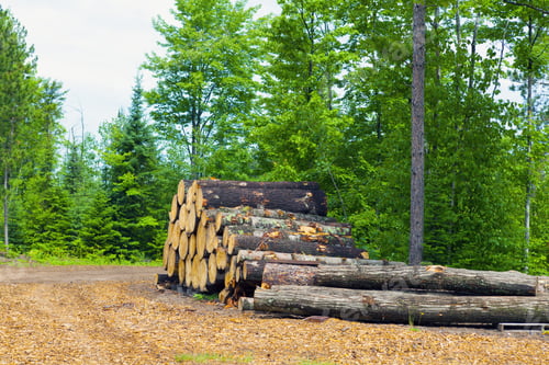 Preview: Felled Tree In The Forest