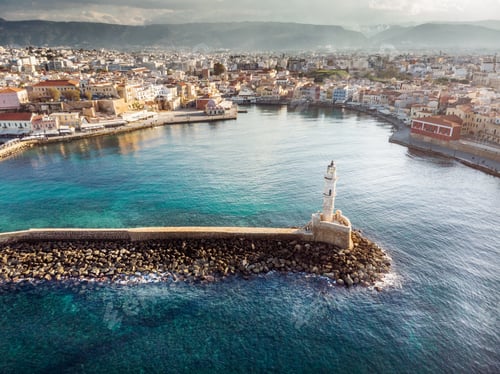 Preview: Old Venetian Harbour In Chania, Crete, Greece