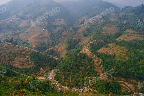 Preview: Rice Fields On The Mountains. Shot In Ha Giang, Northern Vietnam.