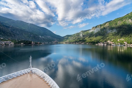 Preview: Small Village Of Prcanj On Coastline Of Gulf Of Kotor In Montenegro