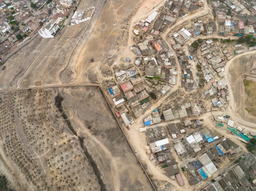 Preview: Aerial View Of Lima Peru During Winter.