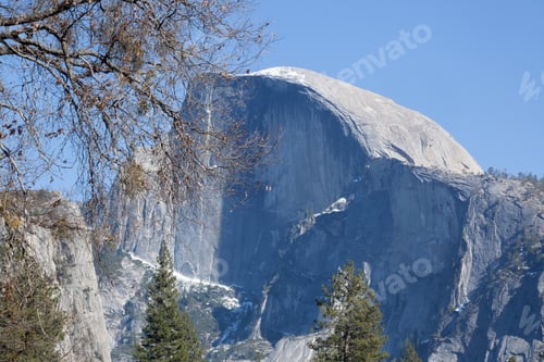 Preview: Half Dome In Sunshine And Shadow