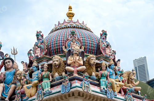 Preview: Sri Mariamman, Singapore, November 2017 - Details Of Some Sculptures In This Hindu Temple In