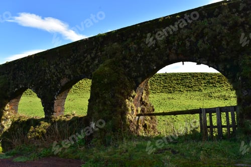 Preview: View Through Arches Of The Aqueduct On Sao Miguel.