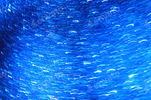 Preview: Blue Background - Art, Blur And Texture Of Captured Color And Light - Showering Light Dots On