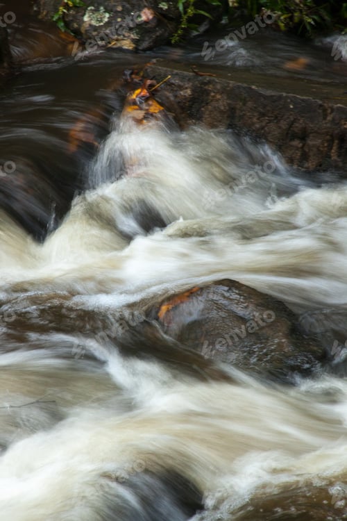 Preview: Cascades Around Rocks Outdoors In Nature