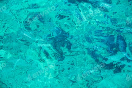 Preview: Blue Azure Ocean Sea Water And Ripples Abstract Background And Texture
