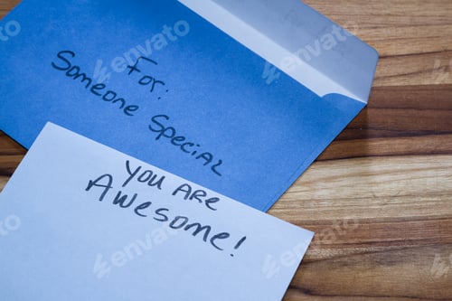 Preview: Concept For A Self Esteem Building Exercise Using An Envelope And A Empowering Message