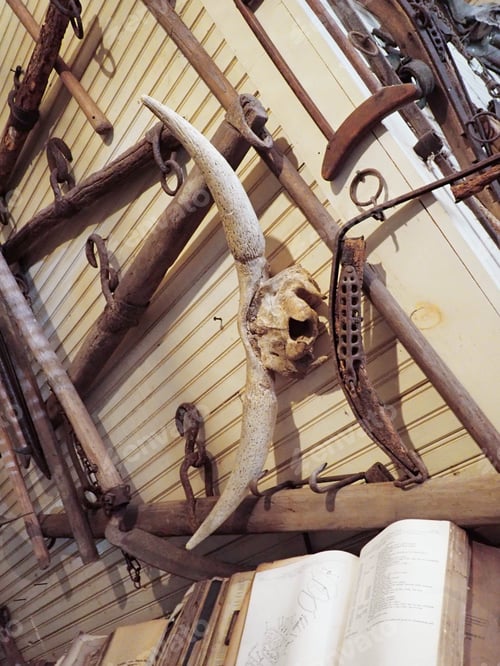 Preview: Old Rusty Tools On A Wall