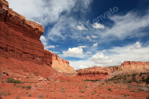 Preview: Desert In Moenkopi And Navajo Sandstone Capitol Reef National Park