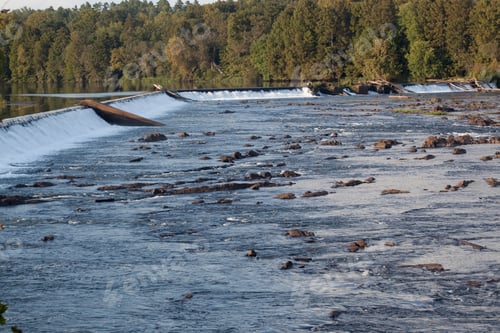 Preview: River With Trees On The Bank