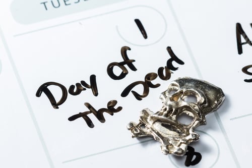 Preview: Close Up Of A Daily Planner Or Calendar With A Hand Written Message For A Celebration Or Holiday