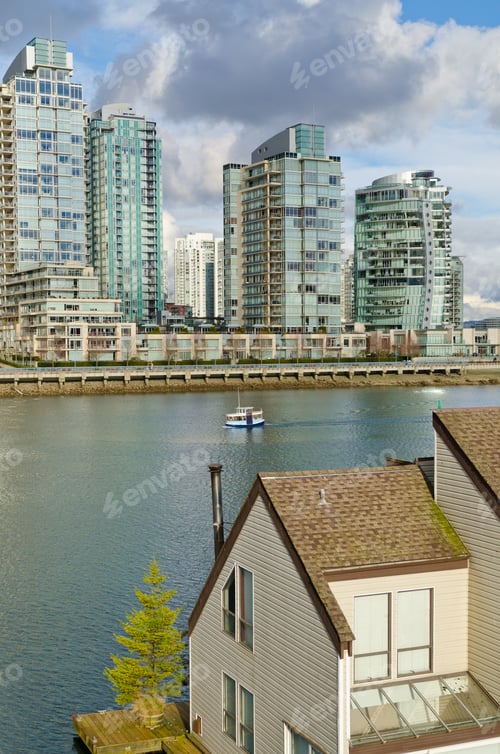 Preview: Water-House In Downtown Of Vancouver, Canada.
