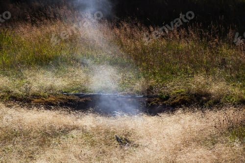 Preview: Colorful Natural Hot Springs With Steam