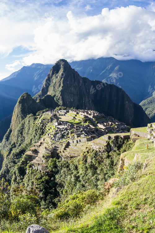 Preview: The Lost City Of The Incas Or Machu Pichu, Beautiful Site In Peru.