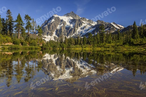 Preview: Mountain Reflection By The Lake