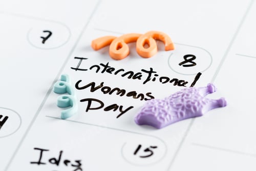 Preview: March 8Th On A Day Planner With The Words International Woman'S Day Marked On It