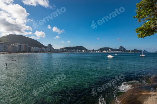 Preview: Beautiful Day View Of Copacabana Beach And Neighborhood From Copacabana Fortress (Forte De