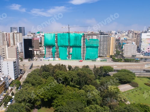 Preview: Aerial Images Of Miraflores District In Lima Peru.