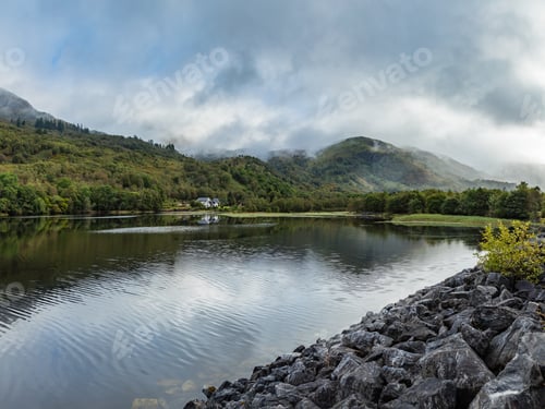 Preview: The Calm Loch Leven, A Sea Loch Near Kinlochleven In The Argyll Region Of The Highlands Of Scotland