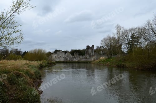 Preview: Ruins Of Desmond Castle With The River Maigue Running By.