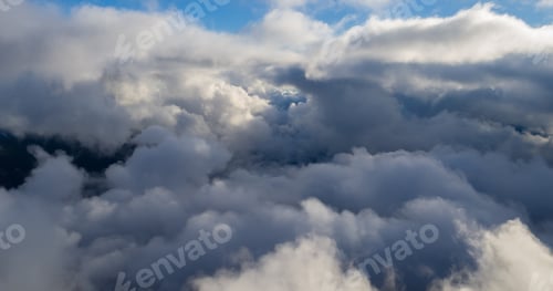 Preview: Valleys Of The Andes Mountain Range Covered With Clouds In The Morning