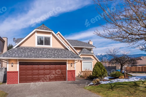Preview: Luxury House At Spring In Vancouver, Canada.