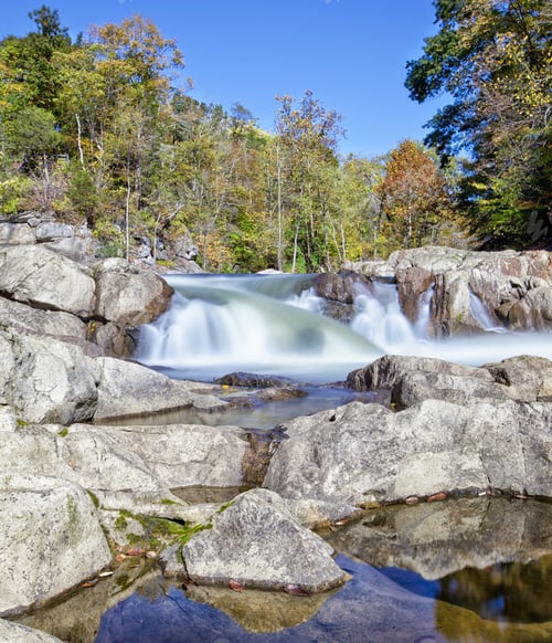 Preview: Beautiful Slow Exposure Waterfall In The Autumn