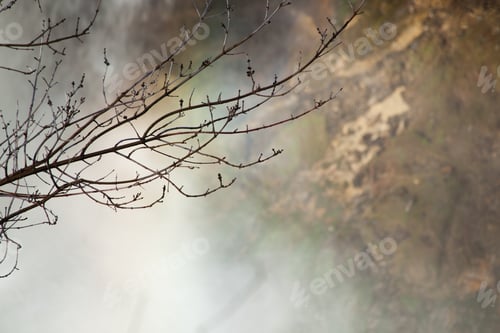 Preview: A Rainbow Outside At A Waterfall