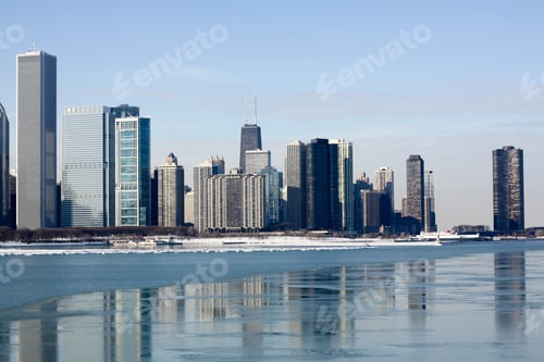 Preview: View On Downtown Chicago (Winter)