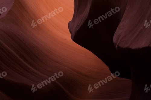 Preview: Natural Abstract For Background From The Lower Antelope Slot Canyon