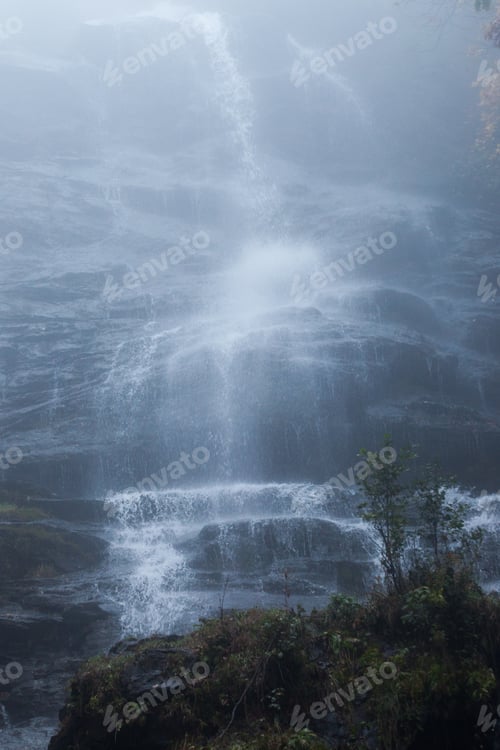 Preview: Lovely Waterfall Outdoors In Nature