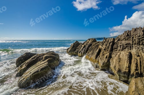 Preview: Fragment Of Ocean View From Soleduck Trail In Olympics Park, Washington, Usa