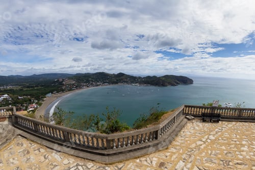 Preview: San Juan Del Sur, Nicaragua - January 19: View Of San Juan Del Sur From The Northern Seawall Of