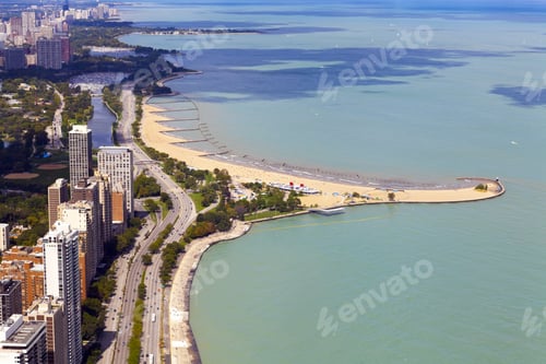 Preview: Chicago Lake Shore Drive Aerial View