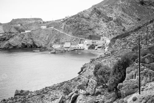 Preview: Scenic View Of Mountain And Sea, Crete, Greece