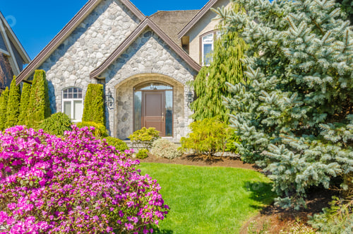 Preview: Luxury House At Sunny Day In Vancouver, Canada.