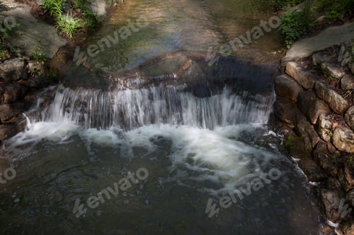 Preview: Waterfall Outdoors In Sun And Shade