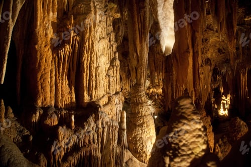 Preview: Cave With Stalagmites And Stalactites Under A Mountain In Virginia'S Shenandoah Valley