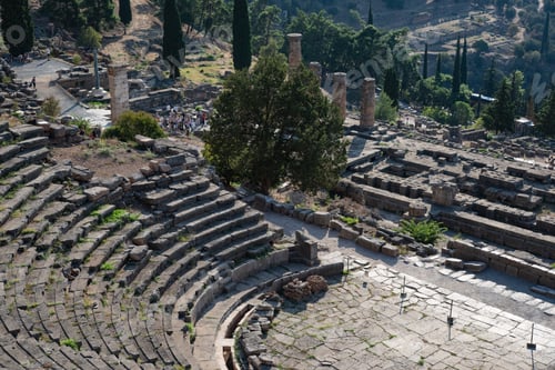 Preview: Amphitheater At The Ancient Delphi Site, Greece