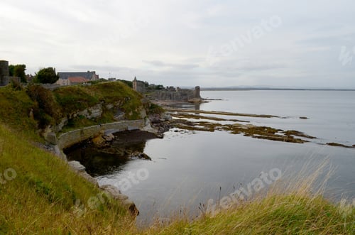 Preview: Ruins Of St Andrew'S Castle In Scotland.