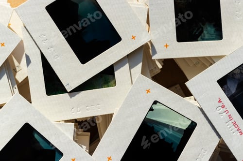 Preview: Bunch Of Old Color Transparency Slides